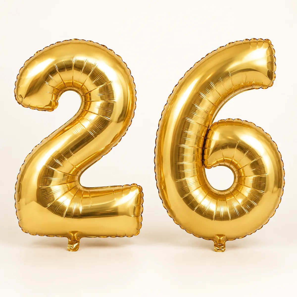 Milestone number foil balloons — Foil balloons product concept / 周年数字铝膜气球，铝膜气球产品示意图